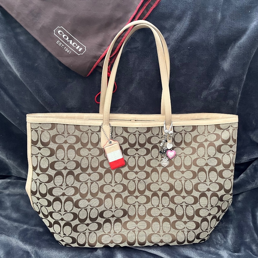 Coach Canvas Tote